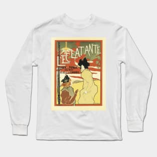 L' ECLATANTE Lampe A Petrole Oil Lamp French Advert Maitres De L' Affiche Collection Long Sleeve T-Shirt